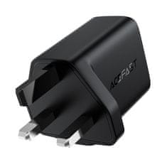 AceFast Mrežni polnilnik GaN USB-C 30 W Q3 3.0 AFC FCP vtič UK bel