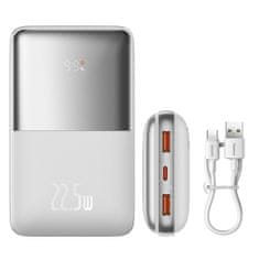 BASEUS Powerbank Bipow Pro 20000mAh 22,5W s kablom USB-C 0,3 m bela