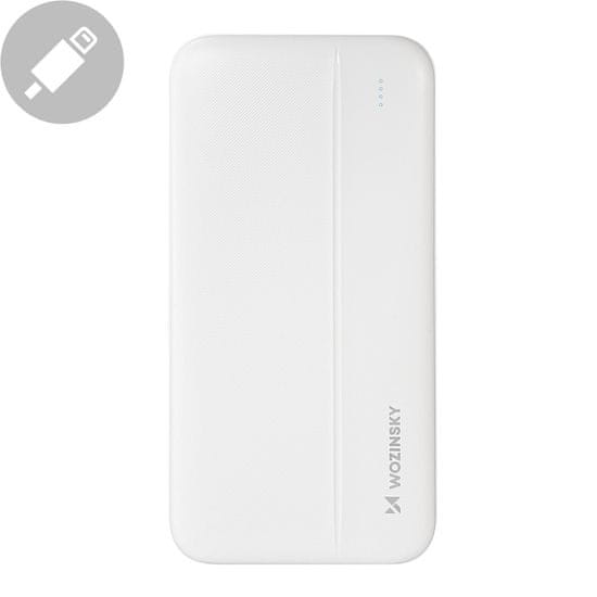 slomart wozinsky powerbank li-po 10000mah 2 x usb bela (wpbwe1)
