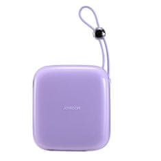 Joyroom Powerbank 10000mAh Jelly Series 22,5W s kablem USB-C fioletowy