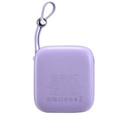 Joyroom Powerbank 10000mAh Jelly Series 22,5W s kablem USB-C fioletowy