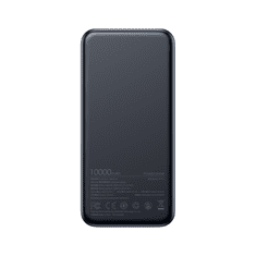 slomart joyroom powerbank 10000mah osupljiva serija 12w črni (jr-t016)