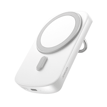 shumee Powerbank z obročnim indukcijskim polnilnikom s stojalom do 6000mAh 20W bel