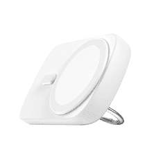 Joyroom Powerbank z indukcijskim polnilnim obročem z zibelko do 6000 mAh 20W bela