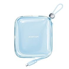 Joyroom Powerbank 10000mAh Jelly Series 22,5W kabel Iphone Lightning niebieski