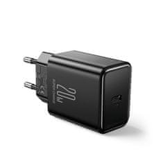 Joyroom USB-C 20W PD omrežni polnilnik s kablom za iPhone Lightning črn