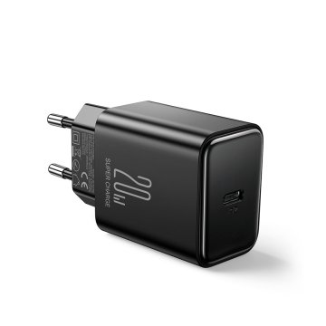 Joyroom USB-C 20 W PD omrežni polnilnik, črn