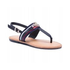 Tommy Hilfiger Sandali mornarsko modra 36 EU XW0XW01961DW5