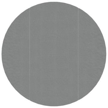 Vidaxl Podloga za bazen svetlo siva Ø306 cm poliestrski geotekstil