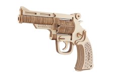 Woodcraft Lesena 3D sestavljanka Revolver M19