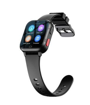 Carneo SeniorSafe+ 4G/črna/športni trak/črna