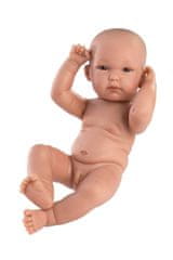 Llorens 63501 NEW BORN BOY - realistična dojenčkova lutka z vinilnim telesom - 35 cm
