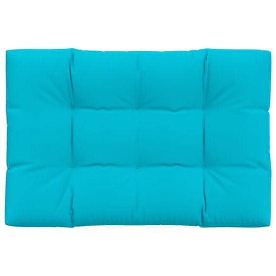 Vidaxl Blazina za kavč iz palet turkizna 120x80x12 cm blago