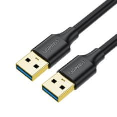 Ugreen Kabel USB-A 3.0 5 Gb/s 0,5 m, črn