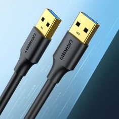 Ugreen Kabel USB-A 3.0 5 Gb/s 0,5 m, črn
