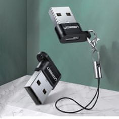 Ugreen Vtičnica adapterja iz vtiča USB-C v USB črne barve