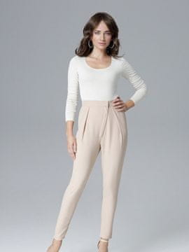 Lenitif Elegantne ženske hlače Ardal L018 bež
