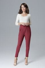 Elegantne ženske hlače Asse L018 rdeča S