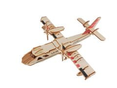 Woodcraft Lesena 3D sestavljanka Bomber