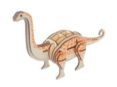 Woodcraft Lesena 3D sestavljanka Brontosaurus
