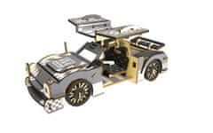 Woodcraft Lesena 3D sestavljanka Športni avto