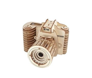 Woodcraft Lesena 3D puzzle kamera