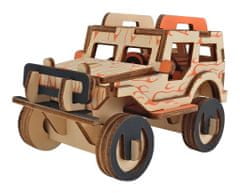 Woodcraft Lesena 3D sestavljanka Jeep