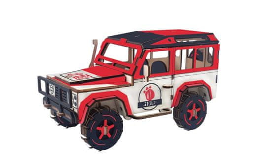 Woodcraft Lesena 3D sestavljanka SUV