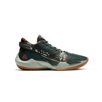 Nike Čevlji za košarko zelena Zoom Freak 2 Bamo Giannis Antetokounmpo