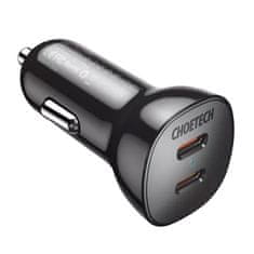 Choetech choetech avtomobilski polnilec tc0008 40w 2x usb-c