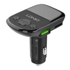 LDNIO oddajnik fm ldnio bluetooth c706q, 2usb, aux + kabel microusb