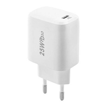 Foneng eu38 omrežni polnilnik, usb-c, 25 W (bel)