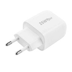 Foneng eu38 omrežni polnilnik, usb-c, 25 W (bel)