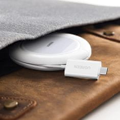 Ugreen CD245 MagSafe brezžični polnilnik USB-C 15W, bela