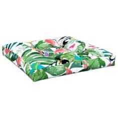 Vidaxl Blazina za kavč iz palet večbarvna 80x80x12 cm blago