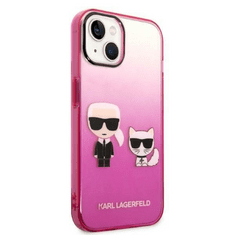 Karl Lagerfeld KLHCP14STGKCP ovitek za iPhone 14 6.1, roza