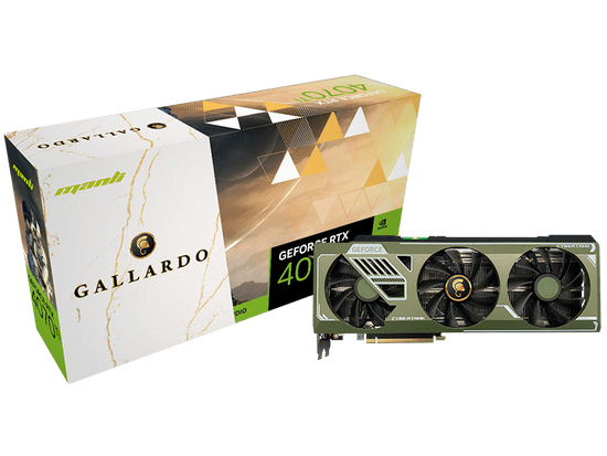 Manli GeForce RTX­­ 4070 Ti Gallardo grafična kartica, 12 GB GDDR6X (M-NRTX4070TIG-M3542)