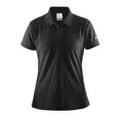 Craft ženska majica s kratkimi rokavi polo black