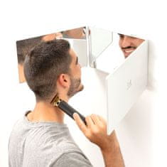 BigBuy Kopalniško ogledalo z LED lučjo in 360º vizijo SelfKut InnovaGoods