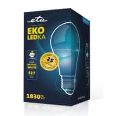 ETA LED žarnica E27, 18 W, nevtralno bela, 4000 K, 1830 lm, 5 kos
