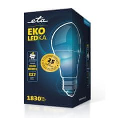 ETA LED žarnica E27, 18 W, toplo bela, 2700 K, 1830 lm, 5 kos