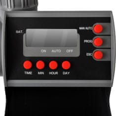 Vidaxl Vrtni elektronski avtomatični namakalni časovnik z digitalnim zaslonom