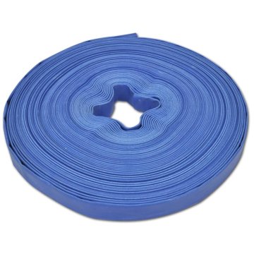 Vidaxl Ploščata cev 100 m 1" PVC