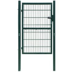 Vidaxl 2D ograjna vrata (enojna) zelena 106x230 cm
