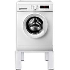 Vidaxl Podstavek za pralni stroj bel