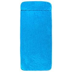 Vidaxl Brisače za plažo 4 kosi turkizne 60x135 cm tkanina 400 GSM