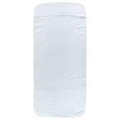 Vidaxl Brisače za plažo 6 kosov bele 60x135 cm tkanina 400 GSM
