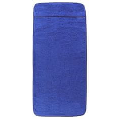Vidaxl Brisače za plažo 2 kosa kralj. modre 60x135 cm tkanina 400 GSM