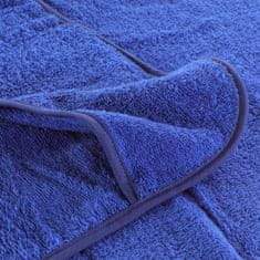 Vidaxl Brisače za plažo 2 kosa kralj. modre 60x135 cm tkanina 400 GSM