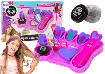 slomart Kreda za lase LEAN TOYS, komplet za barvanje, s peglalcem
